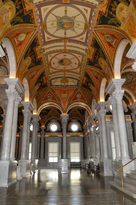View from inside the Library of Congress