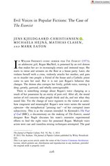 First page of the article Evil Voices in Popular Fictions