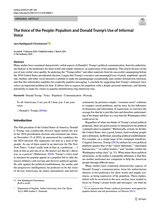 First page of the article The Voice of the People
